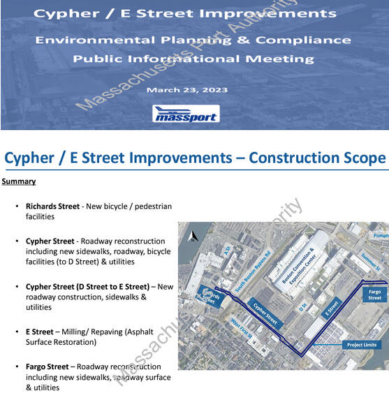 Cypher & E Streets Improvement Project starts September 5th.